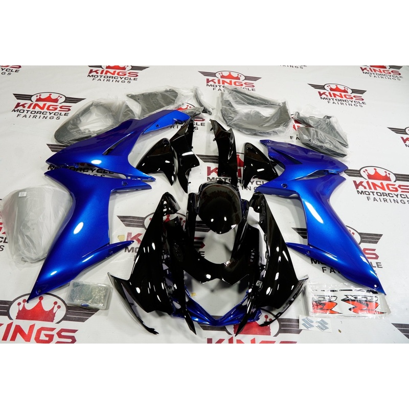 Suzuki GSXR600 (2011-2023) Black, Blue Fairings No Seat Cowl No Bolt Kit No Tank