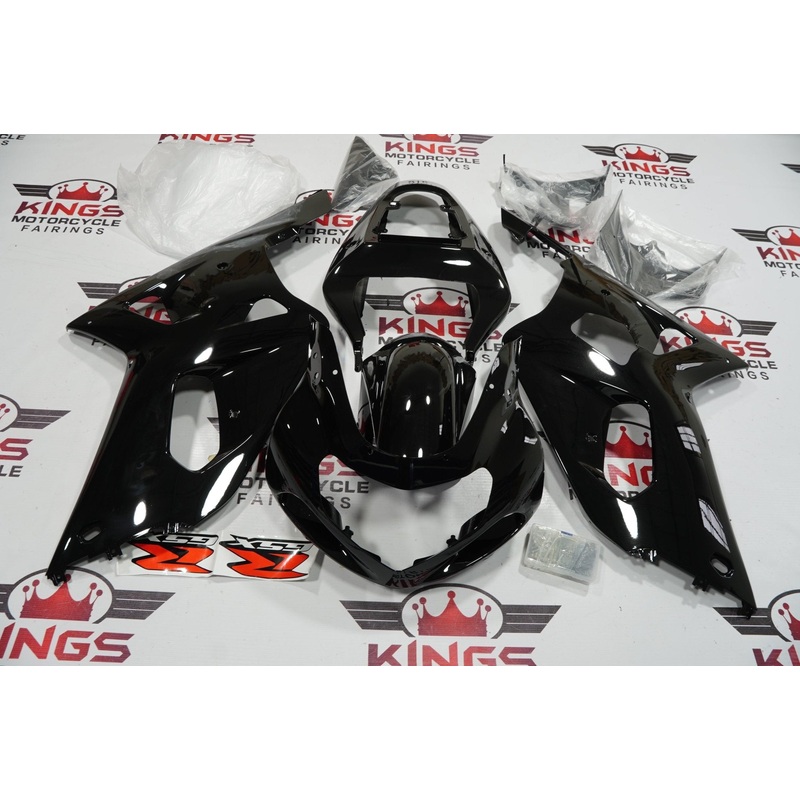 Suzuki GSXR750 (2000-2003) Black Fairings No Seat Cowl No Bolt Kit No Tank