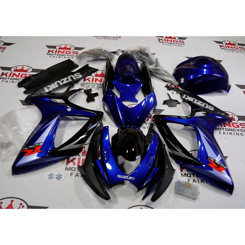 Suzuki GSXR750 (2006-2007) Dark Blue & Black Fairings No Seat Cowl No Bolt Kit No Tank