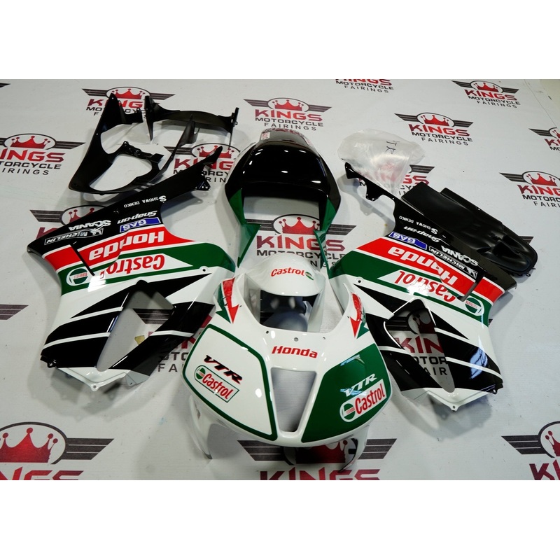 Castrol 2000-2003 Honda VTR1000SP1 Race Fairings Castrol Clear (Injection Mold) Select Bolt Kit