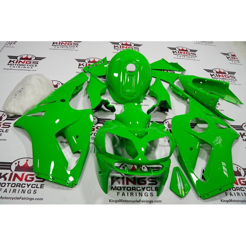 Fairing kit for a KAWASAKI NINJA ZX12R (2002-2006) Lime Green No Seat Cowl No Bolt Kit No Tank