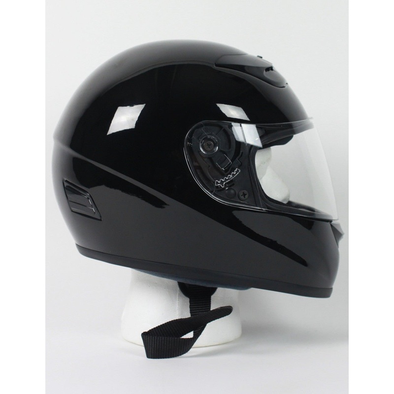 Full Face Gloss Black Kings Motorcycle Helmet – RZ80RG XS