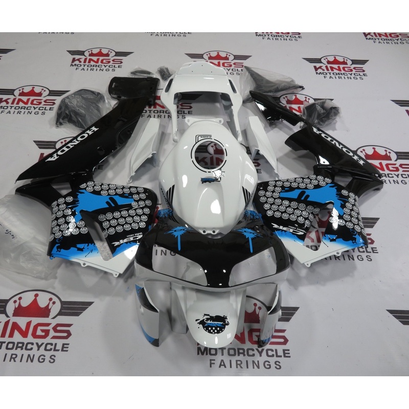 Honda CBR600RR (2003-2004) Black, White & Blue Limited Edition Fairings No Seat Cowl No Bolt Kit No Tank