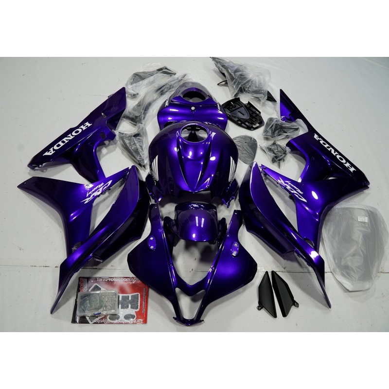 Honda CBR600RR (2007-2008) Purple & White Fairings No Seat Cowl No Bolt Kit No Tank