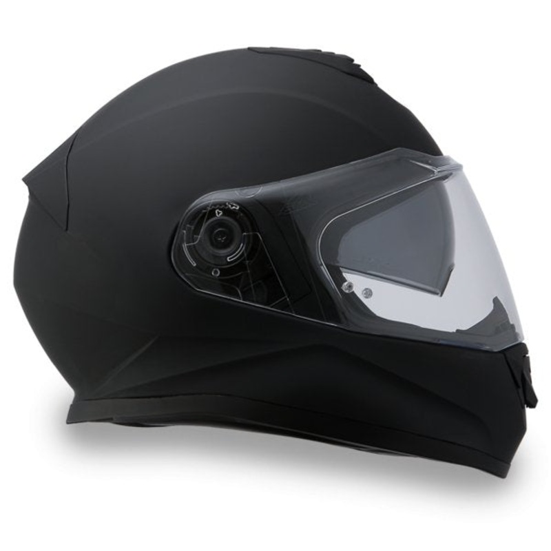 MATTE BLACK DAYTONA DETOUR MOTORCYCLE HELMET – DE1B XS