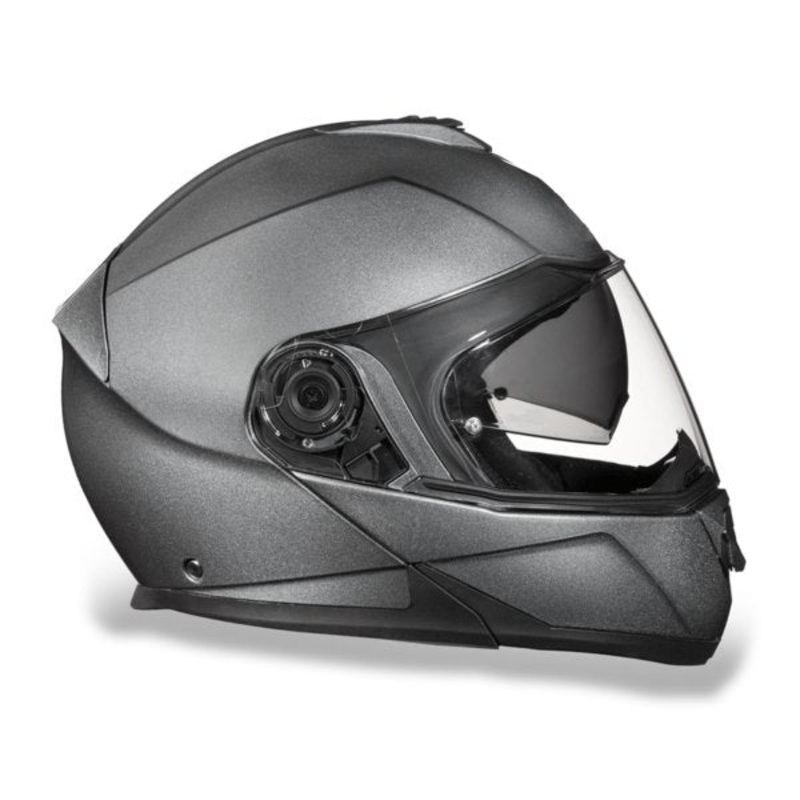 METALLIC GRAY GLIDE MOTORCYCLE HELMET – MG1GM XS