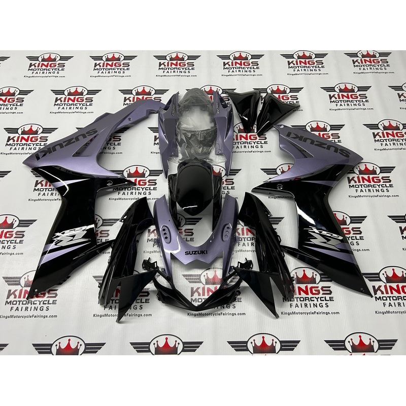 Suzuki GSXR750 (2011-2023) Black, Gray Fairings No Seat Cowl No Bolt Kit No Tank