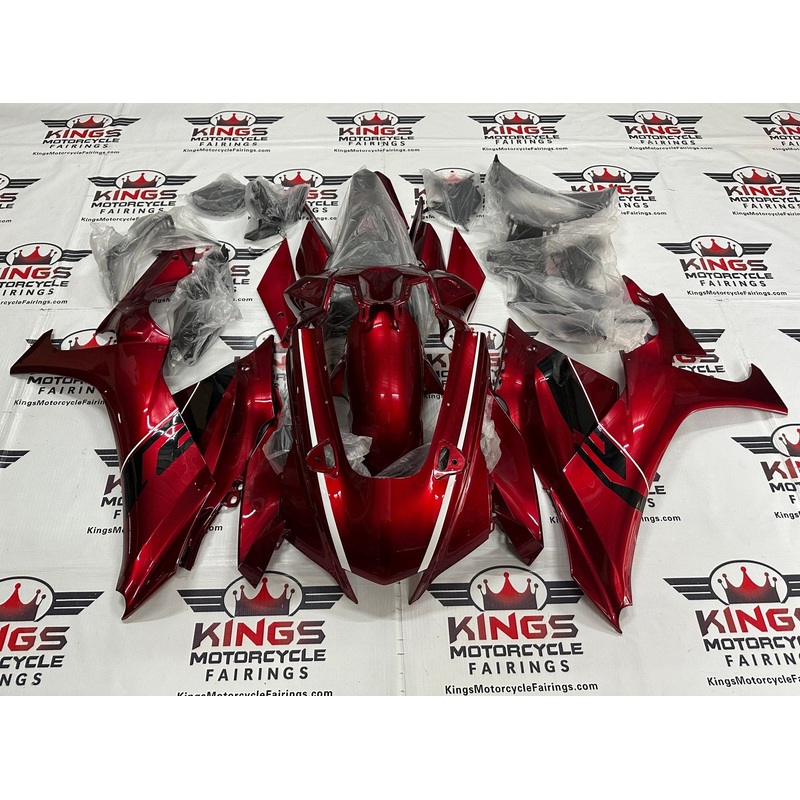 Yamaha YZF-R1 (2020-2025) Candy Red, White, Black Fairings No Seat Cowl No Bolt Kit No Tank