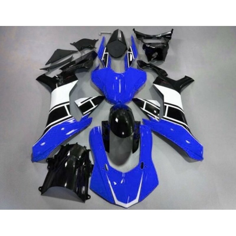 Yamaha YZF-R1 (2020-2025) Gloss Blue, Black, White Fairings No Seat Cowl No Bolt Kit No Tank