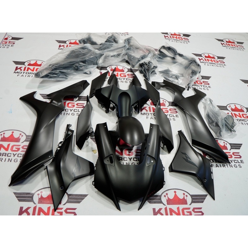 Yamaha YZF-R1 (2020-2025) Matte Gray, Black Fairings No Seat Cowl No Bolt Kit No Tank