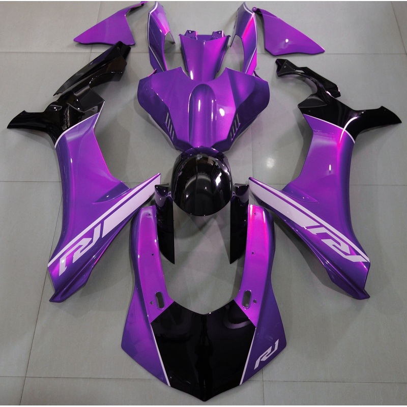 Yamaha YZF-R1 (2020-2025) Purple, Black, White Fairings No Seat Cowl No Bolt Kit No Tank