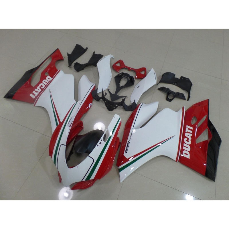 Ducati 1199 (2011-2014) White, Red, Green, Black Fairings No Tank No Seat Cowl No Bolt Kit