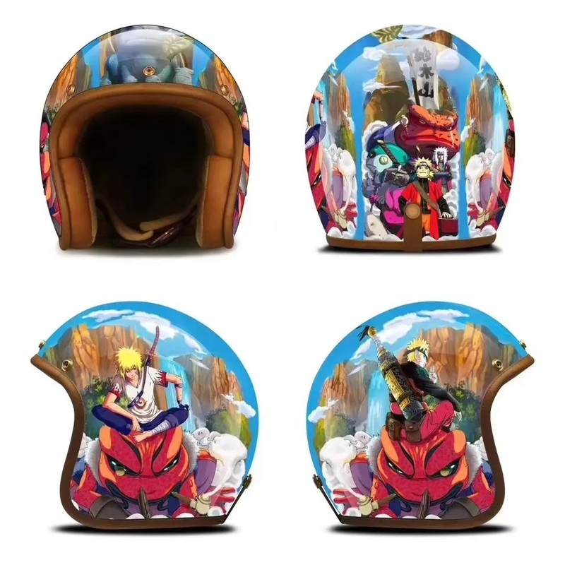 Hand Painted Naruto Motorcycle Helmet Small (S)= 50-53 CM’s
