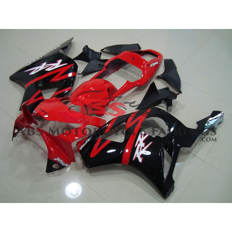 HONDA CBR900RR 954 (2002-2003) Red Gloss, Black, White Fairings Hannspree Clear (Injection Mold) Select Bolt Kit