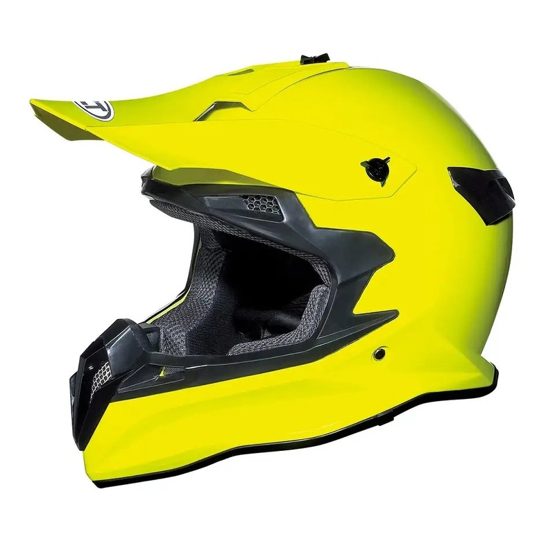 Neon Yellow Dirt Bike Motorcycle Helmet Small (S)= 50-53 CM’s