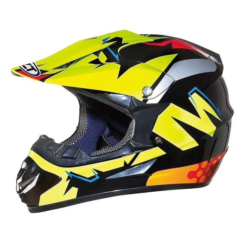 Yellow & Black Dirt Bike Motorcycle Helmet Small (S)= 50-53 CM’s