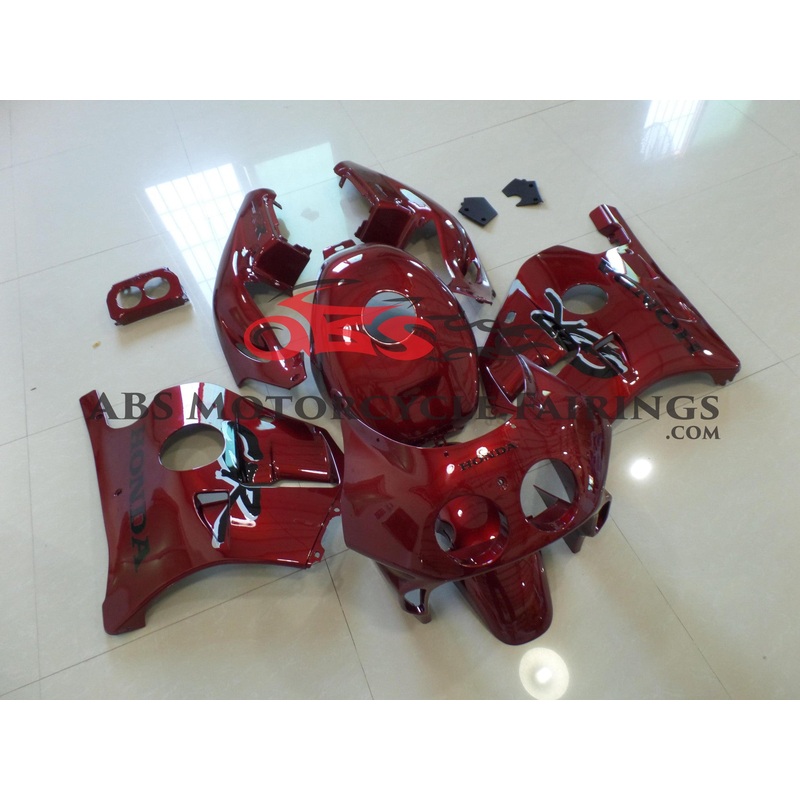 Dark Red Honda MC22 Dark Red Clear (Injection Mold) Select Bolt Kit
