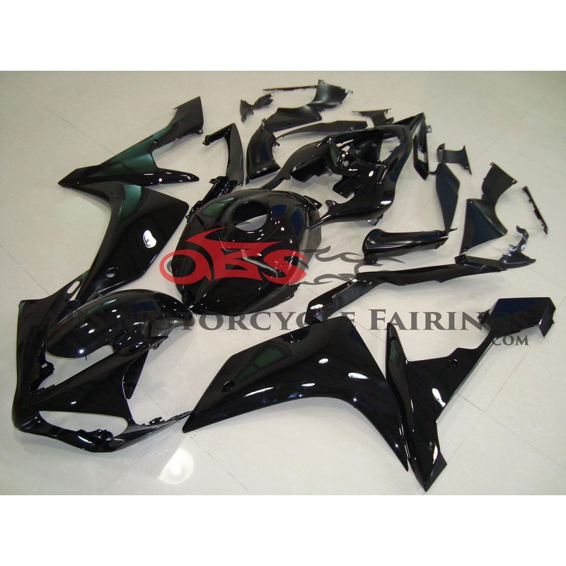 Gloss Black 2007-2008 Yamaha YZF-R1 Gloss Black Clear (Injection Mold) Select Bolt Kit