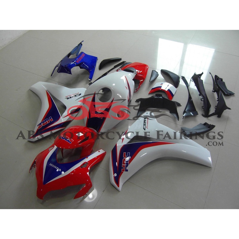 HRC with Red Tail 2008-2011 Honda CBR1000RR HRC with Red Tail Clear (Injection Mold) Select Bolt Kit