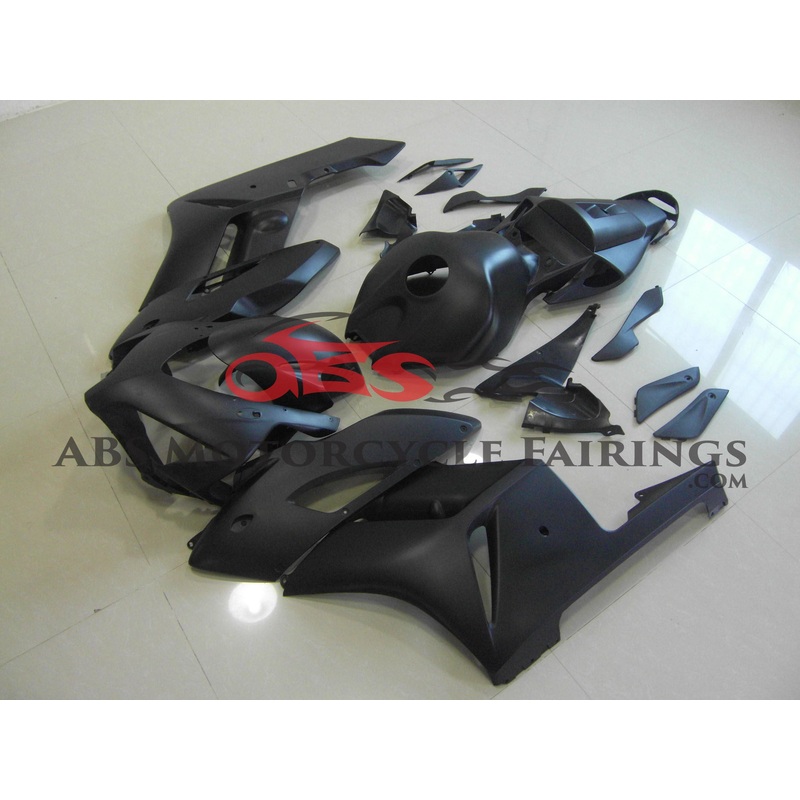 Matte Black & No Decals 2004-2005 Honda CBR1000RR Matte Black & No Decals Clear (Injection Mold) Select Bolt Kit