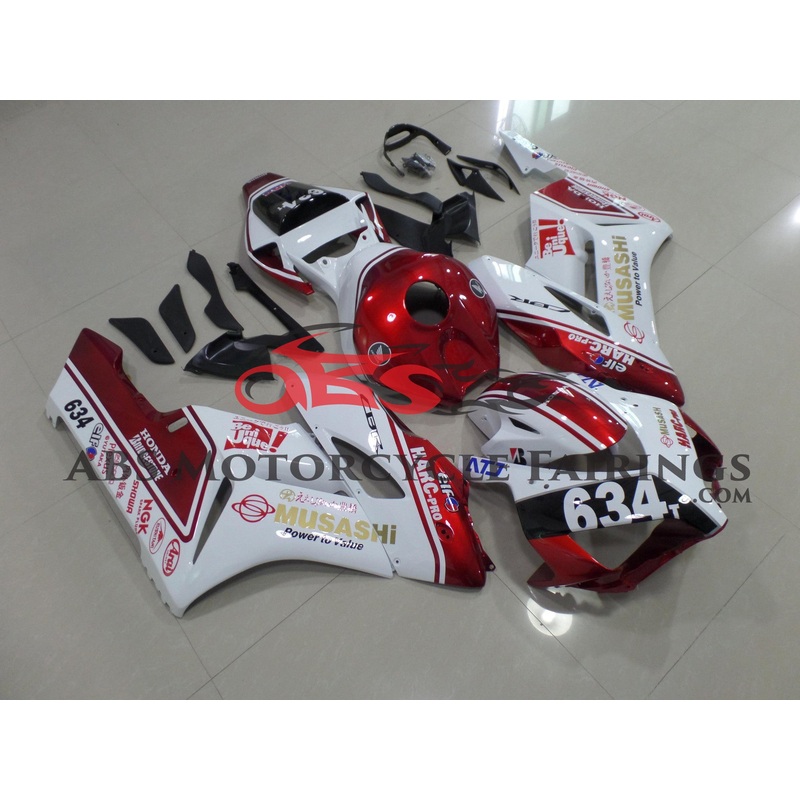 Musashi Red 2004-2005 Honda CBR1000RR Musashi Red Clear (Injection Mold) Select Bolt Kit