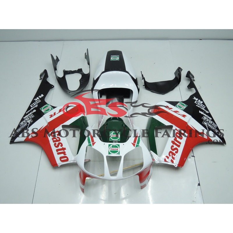 New Castrol with Tail 2000-2003 Honda VTR1000SP1 New Castrol with Tail Clear (Injection Mold) Select Bolt Kit