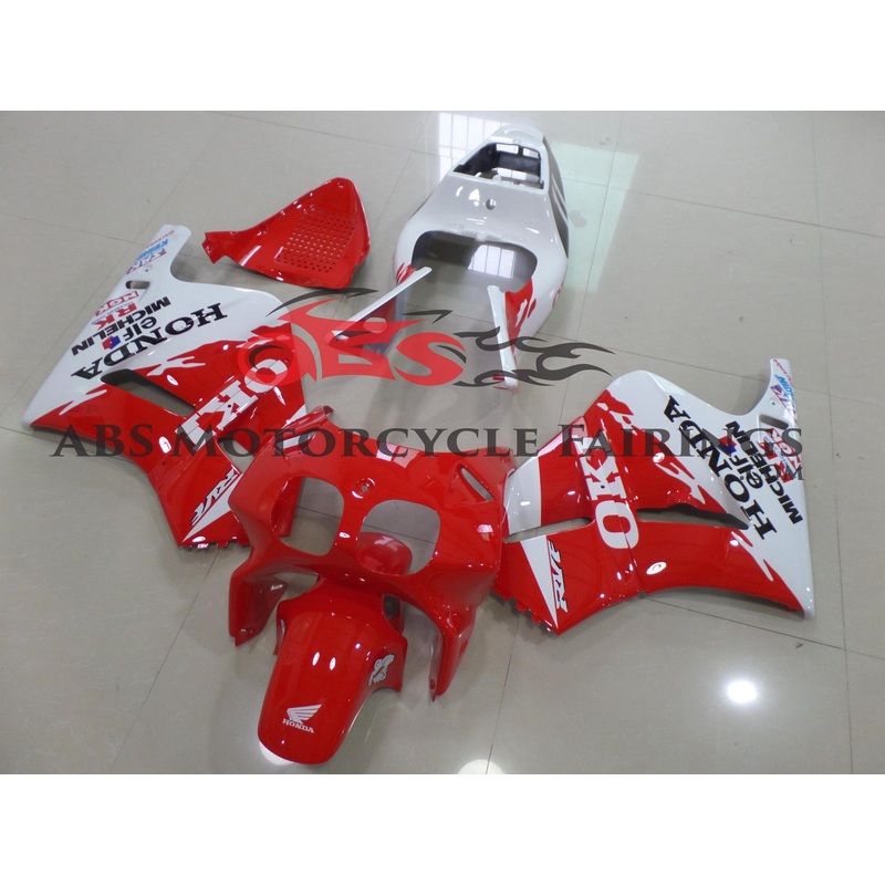 Oki Red & White 1994 Honda RVF400R NC35 Oki Red & White Clear (Injection Mold) Select Bolt Kit