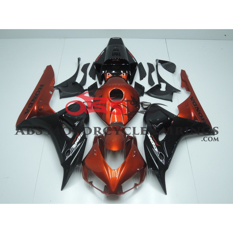 Orange & Black 2006-2007 Honda CBR1000RR Orange & Black Clear (Injection Mold) Select Bolt Kit