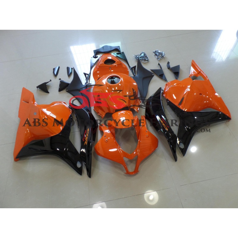 Orange & Black 2009-2012 Honda CBR600RR Orange & Black Clear (Injection Mold) Select Bolt Kit