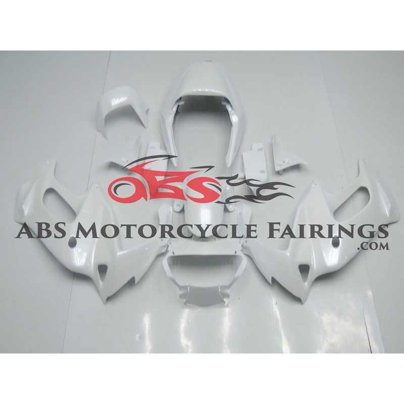 Pearl White 1997-2005 Honda VTR1000F Pearl White Clear (Injection Mold) Select Bolt Kit