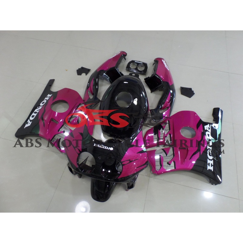 Pink & Black Honda MC22 Pink & Black Clear (Injection Mold) Select Bolt Kit