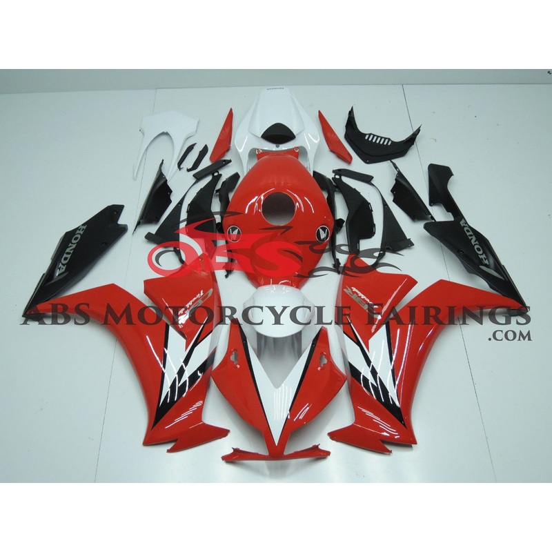 Red White & Black 2012-2014 Honda CBR1000RR Red White & Black Clear (Injection Mold) Select Bolt Kit