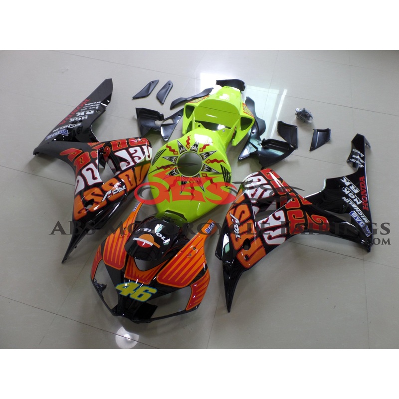 Rossi Fluorescence 2006-2007 Honda CBR1000RR Rossi Fluorescence Clear (Injection Mold) Select Bolt Kit