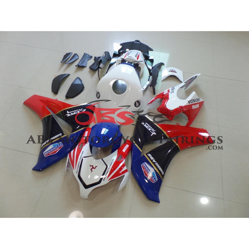 TT Legends White & Blue 2008-2011 Honda CBR1000RR TT Legends White & Blue Clear (Injection Mold) Select Bolt Kit