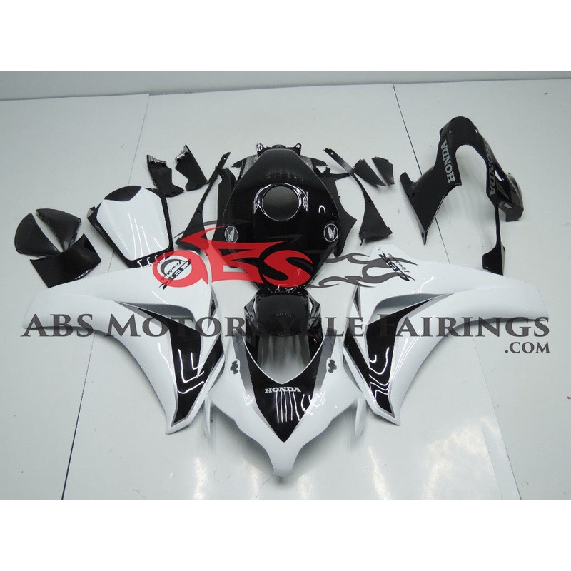 White & Black 2008-2011 Honda CBR1000RR White & Black Clear (Injection Mold) Select Bolt Kit