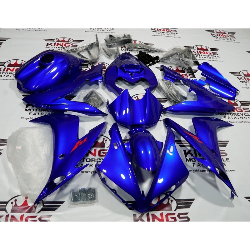 Yamaha YZF-R1 (2004-2006) Blue & Red Fairings No Seat Cowl No Bolt Kit No Tank