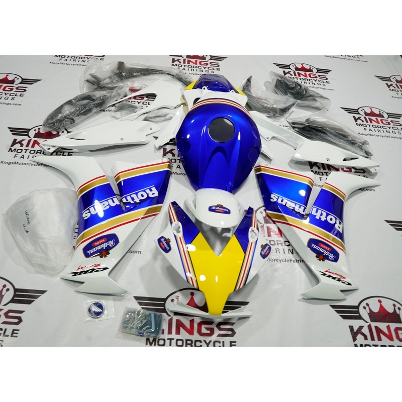 Honda CBR1000RR (2012-2016) White & Blue Rothmans Fairings No Seat Cowl No Bolt Kit No Tank