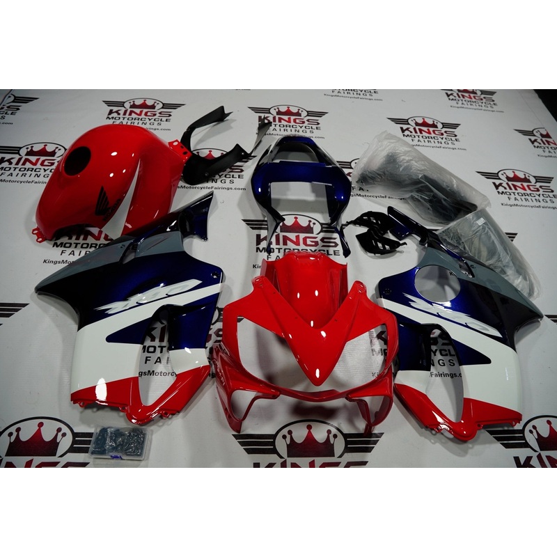 Honda CBR600F4i (2001-2003) Red, Blue, Grey, White Fairings Clear Windscreen: Free No Bolt Kit No Tank