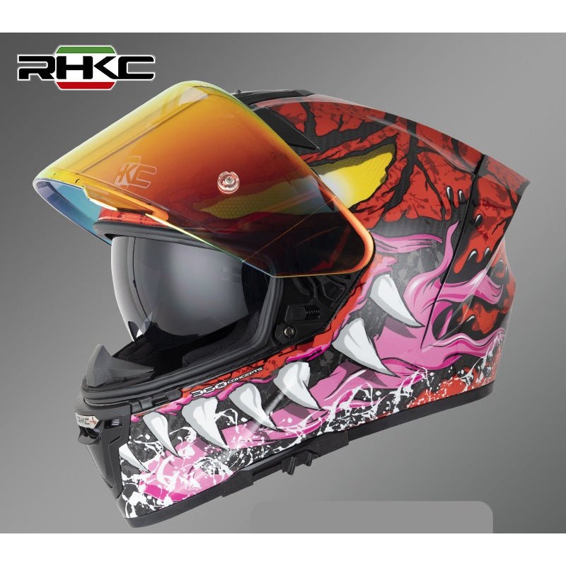 Red Dragon RHKC Motorcycle Helmet Small (S)= 53-54 CM’s