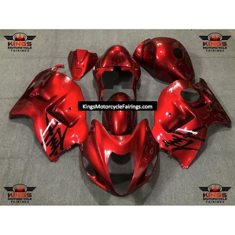 Suzuki GSX1300R Hayabusa (1999-2007) Red, Black, White Fairings No Seat Cowl No Bolt Kit No Tank