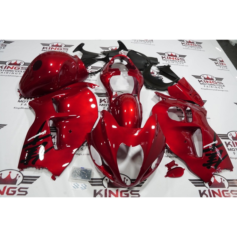 Suzuki GSX1300R Hayabusa (1999-2007) Red Fairings No Seat Cowl No Bolt Kit No Tank