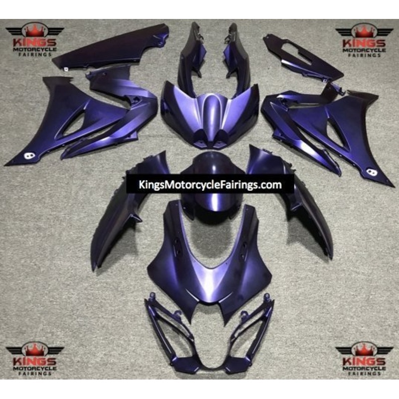 Suzuki GSXR1000 (2017-2025) Matte Dark Purple Fairings No Tank No Seat Cowl No Bolt Kit
