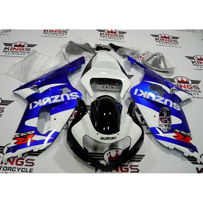 Suzuki GSXR750 (2000-2003) Blue, White, Dark Blue, Red Fairings No Seat Cowl No Bolt Kit No Tank