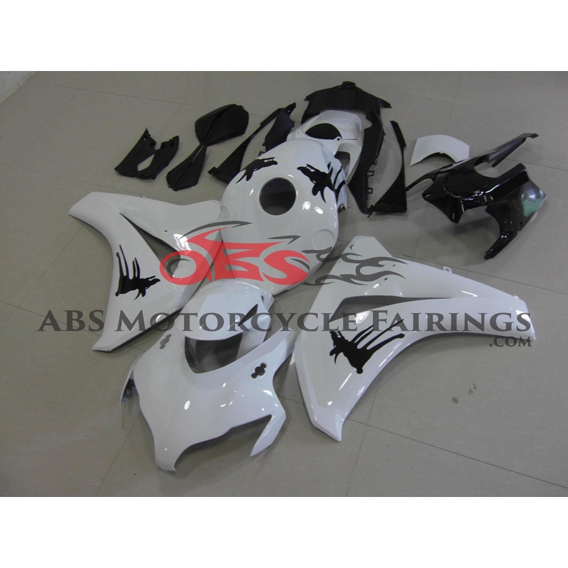 White with Special Decals 2008-2011 Honda CBR1000RR White with Special Decals Clear (Injection Mold) Select Bolt Kit