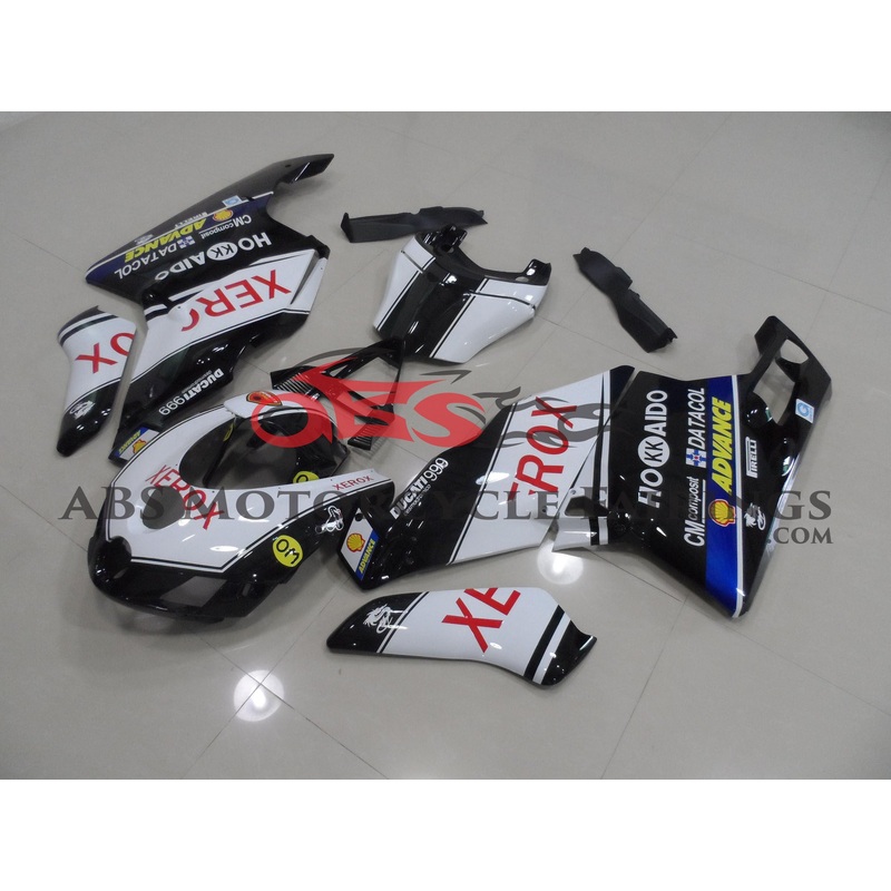 Xerox Hokkaido Black & White 2005-2006 DUCATI 749 Xerox Hokkaido Black & White Clear (Injection Mold) Select Bolt Kit