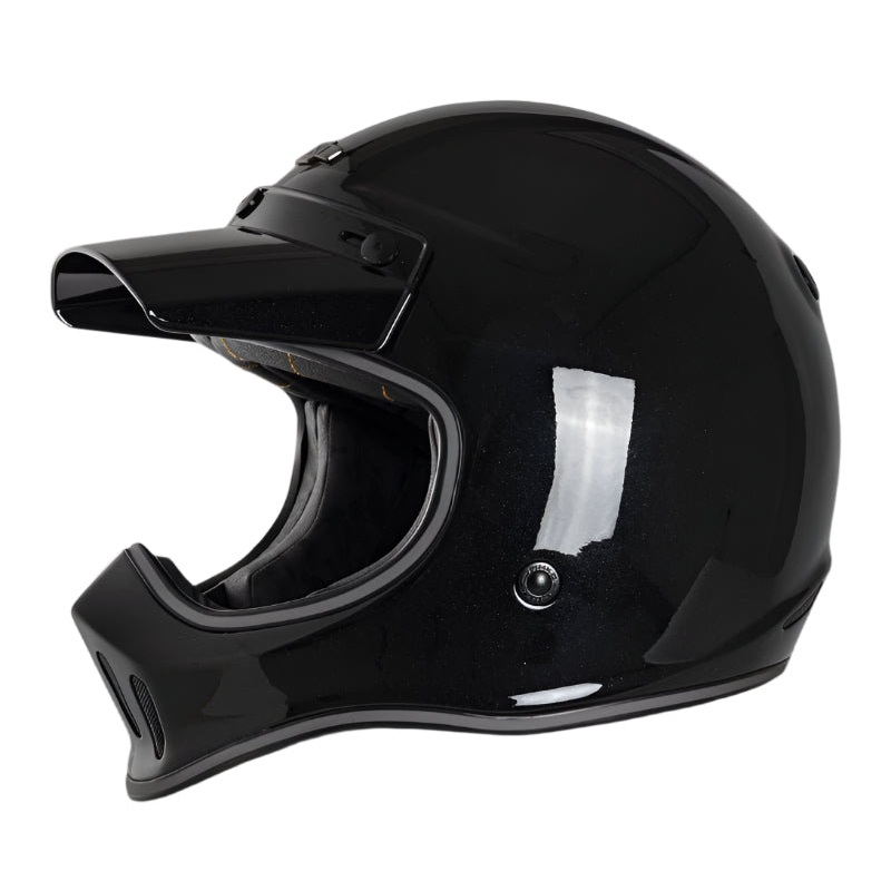 All Black RHKC Motorcycle Helmet Medium (M)= 57-58 CM’s No Goggles