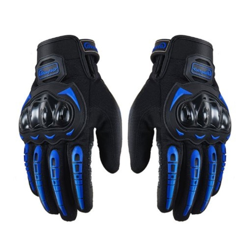 Blue, Black RT Motorcycle Gloves M: 7-8 cm Blue