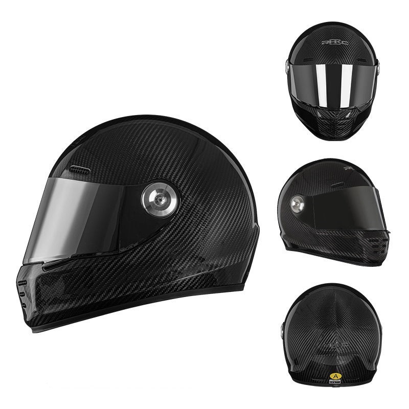 Carbon Fiber 3K 863 Motorcycle Helmet Small (S)= 55-56 CM’s Black