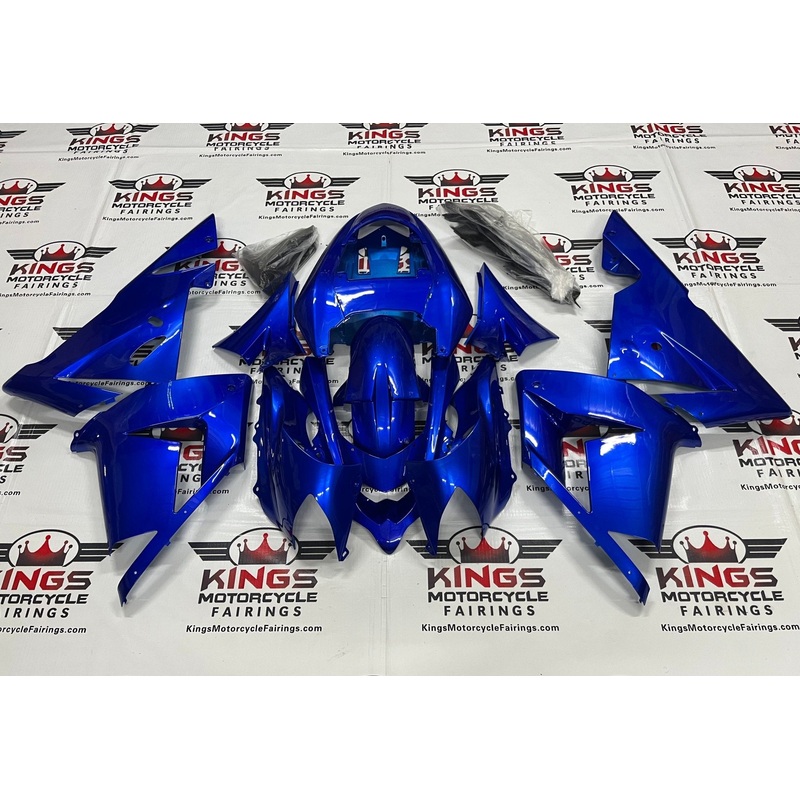 Fairing kit for a Kawasaki ZX10R (2004-2005) Blue No Seat Cowl No Bolt Kit No Tank