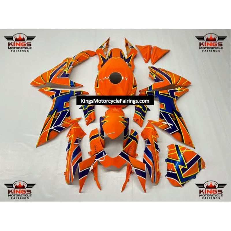 Suzuki GSXR600 (2011-2023) Orange, Blue, Yellow Fairings No Seat Cowl No Bolt Kit No Tank
